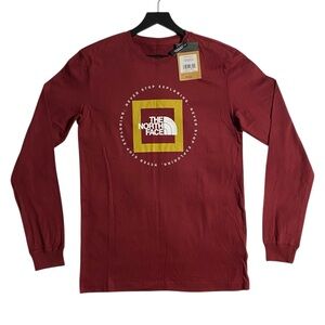 NWT Men’s The North Face Logo Long Sleeve T-Shirt